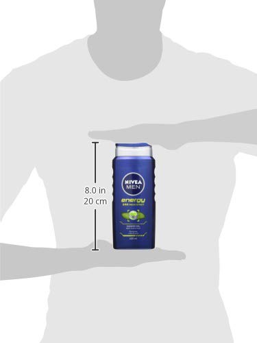 NIVEA MEN Energy Shower Gel - All-in-One Mint Body Wash