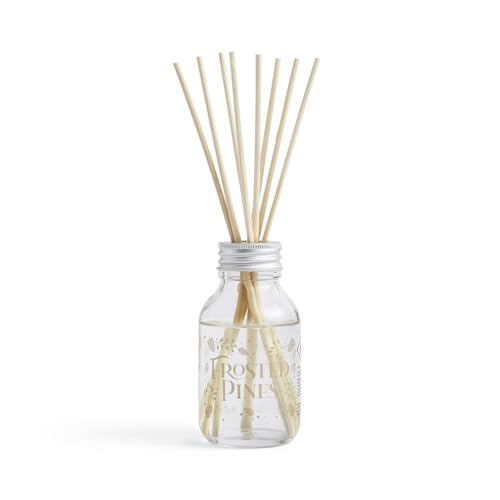 Wax Lyrical Frosted Pines Reed Diffuser 100ml, Green