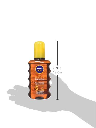 NIVEA Sun Protective Oil Spray SPF 6 Twin Pack