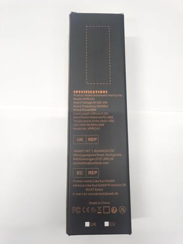 BUJIYI Hair Curler, Curling Wand, Curling Tongs, 4-Speed Adjustable Temperature, Fast Heating Hair Curlers for Long Hair