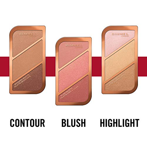 Rimmel London Sculpting Highlighter Palette - Coral Glow