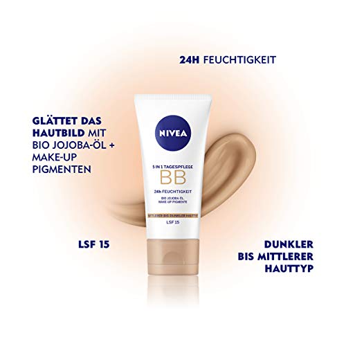 NIVEA BB 5-in-1 Day Cream for Medium to Dark Skin