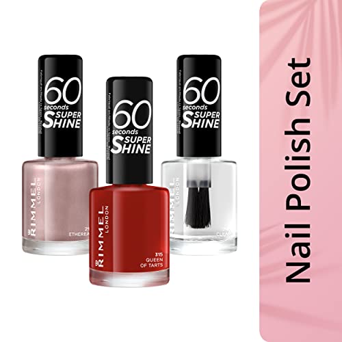 Rimmel 60 Seconds Super Shine Nail Polish, Queen of Tarts