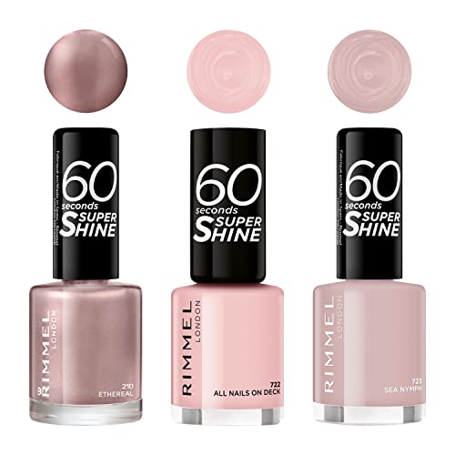 Rimmel 60 Seconds Super-Shine Nail Polish, All Nails On Deck, 8ml