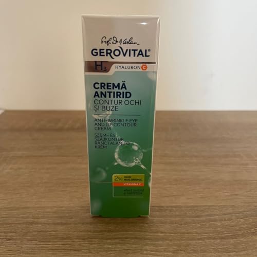 Gerovital H3 Hyaluron C Anti-Wrinkle Eye and Lip Cream 15 ml