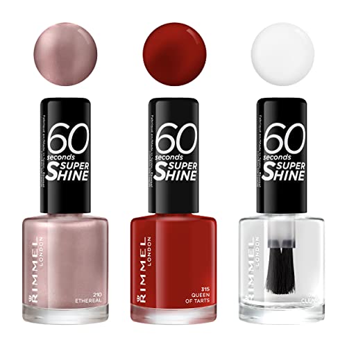 Rimmel 60 Seconds Super Shine Nail Polish, Queen of Tarts