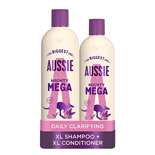 Aussie Mega Shampoo & Conditioner Set for Dry Hair 1145ml