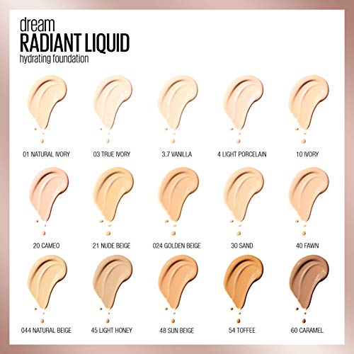 Maybelline Dream Radiant Liquid Foundation - 21 Nude