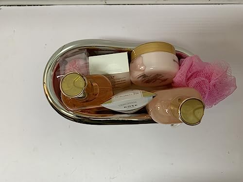 Spa Luxetique Rose Bath Gift Set - 8 Pieces for Ultimate Pampering