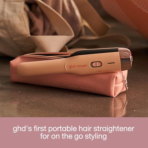 ghd Unplugged Pink Peach Wireless Styler