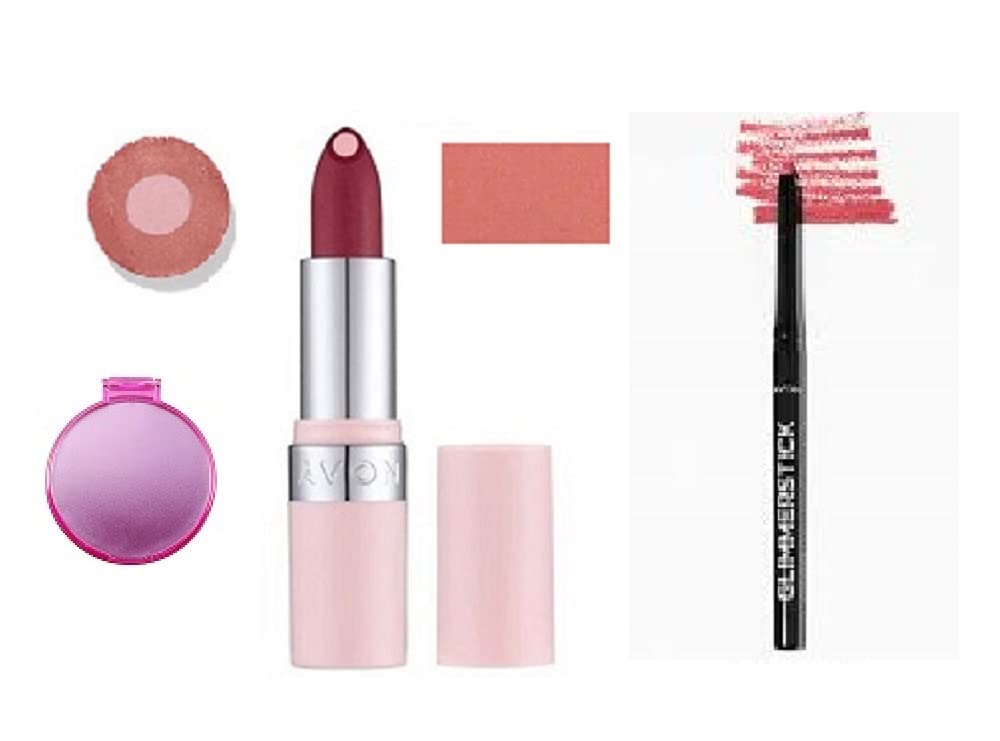 Avon Hydramatic Lipstick Kit with Lip Liner & Mirror