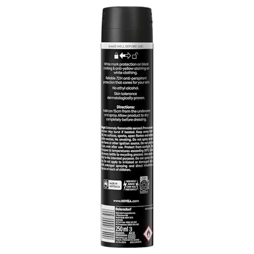 NIVEA MEN Invisible Anti-Perspirant Spray 250ml