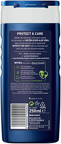 NIVEA MEN Protect & Care Moisturising Shower Gel - 6 Pack