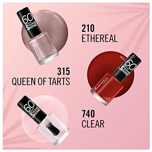 Rimmel 60 Seconds Super Shine Nail Polish, Queen of Tarts