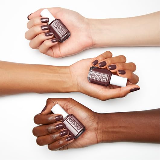 essie Original Nail Polish, 897 not to do, Deep Brown, Vegan, Nail Varnish