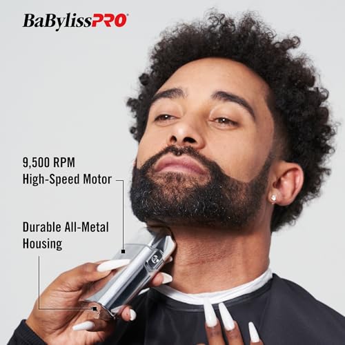 BaBylissPRO FXFS2G Cordless Metal Double Foil Shaver