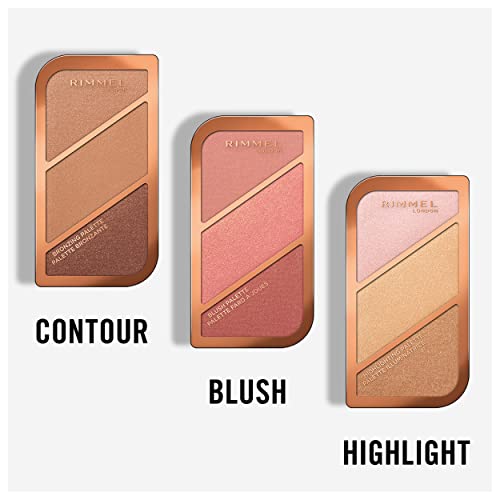 Rimmel London Sculpting Highlighter Palette - Coral Glow