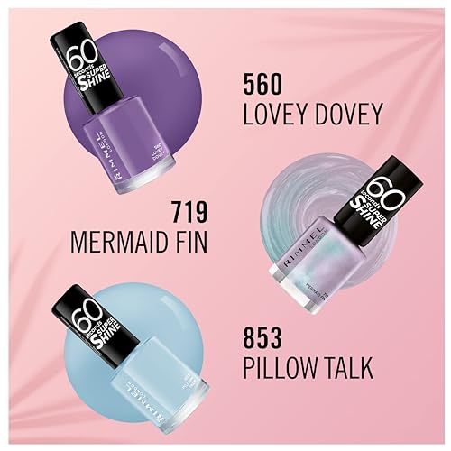 Rimmel 60 Seconds Super-Shine, 8ml, Mermaid Fin