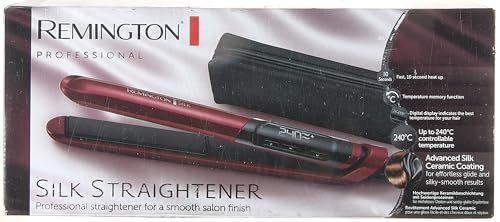 Remington S9600 Silk Straightener - Red