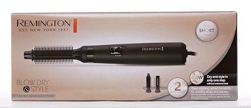 Remington Hot Air Brush with 2 Attachments for Short Hair