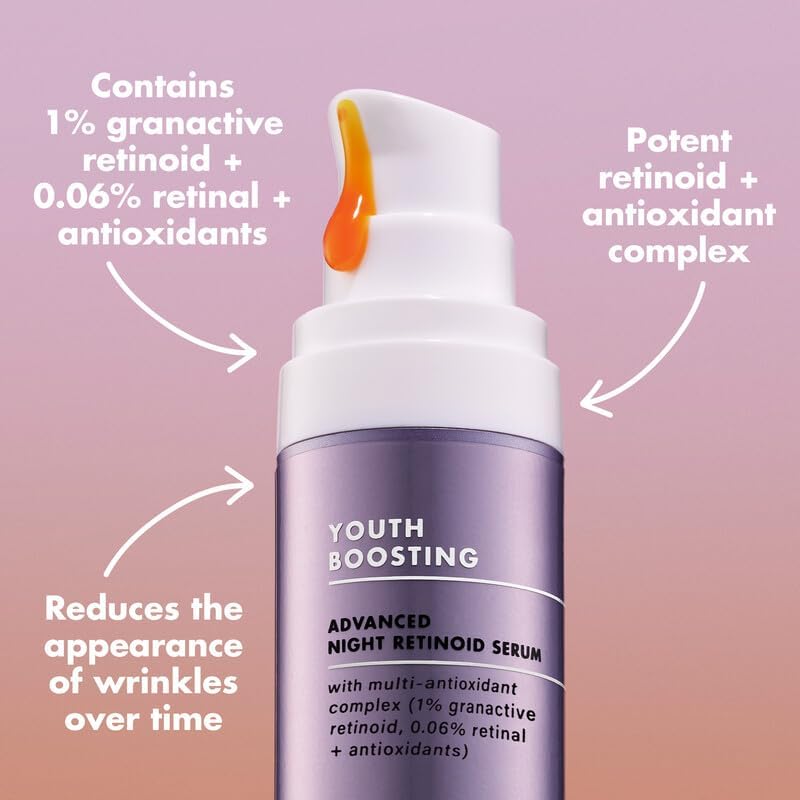 e.l.f. SKIN Youth Boosting Advanced Night Retinoid Serum, Anti-ageing Serum For Reducing Appearance of Fine Lines & Wrinkles, Vegan & Cruelty-Free