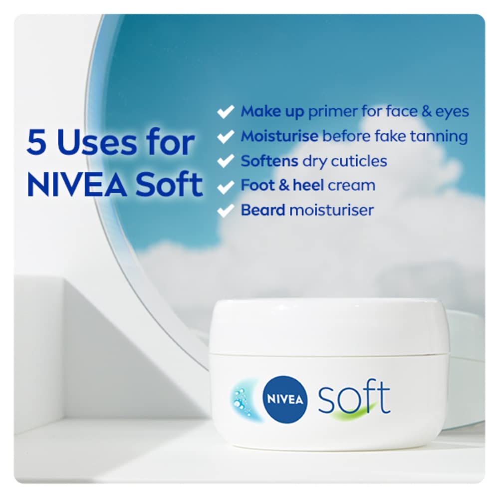 NIVEA Soft 500ml Moisturising Cream