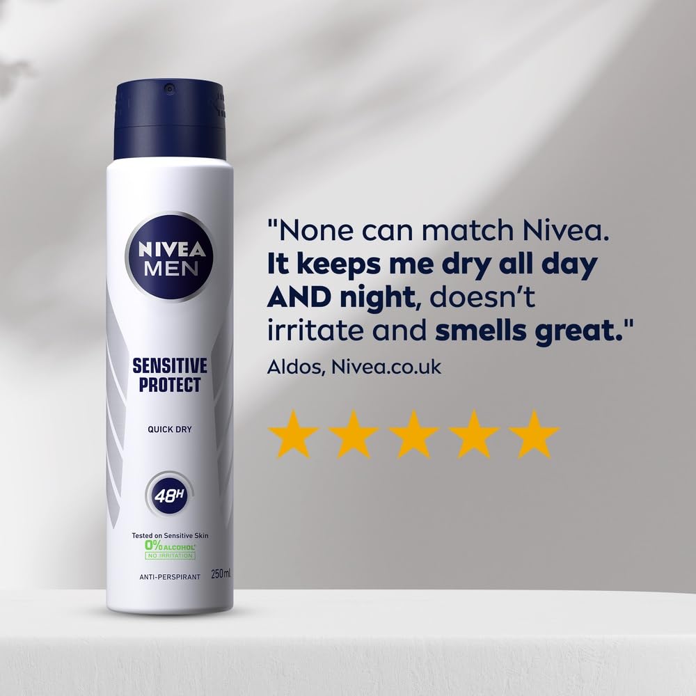 NIVEA MEN Sensitive Protect Anti-Perspirant Deodorant Spray 250ml