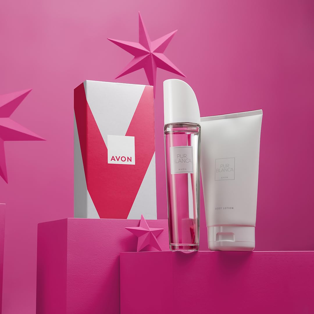 Avon Pur Blanca Gift Set: Eau de Toilette & Body Lotion