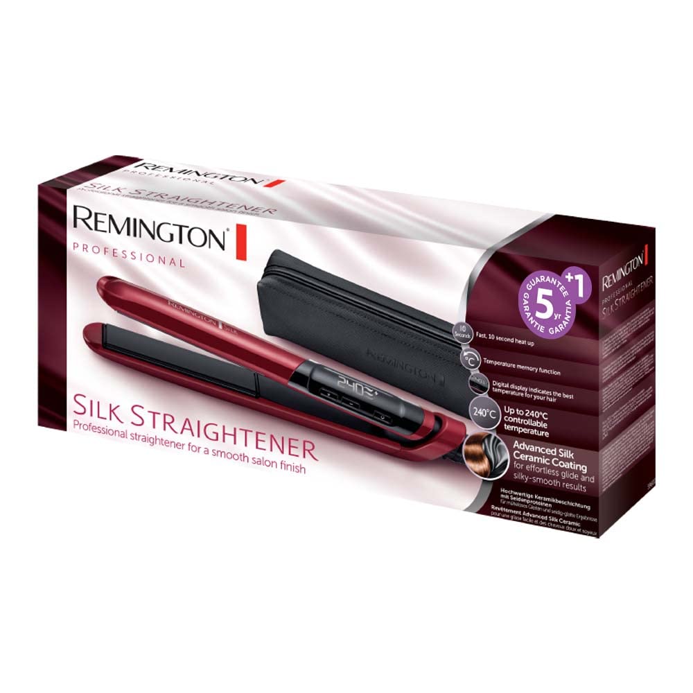 Remington S9600 Silk Straightener - Red