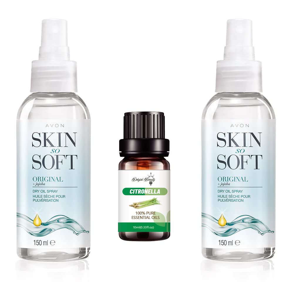 Avon Skin So Soft & Delgirl Citronella Oil Protection Bundle