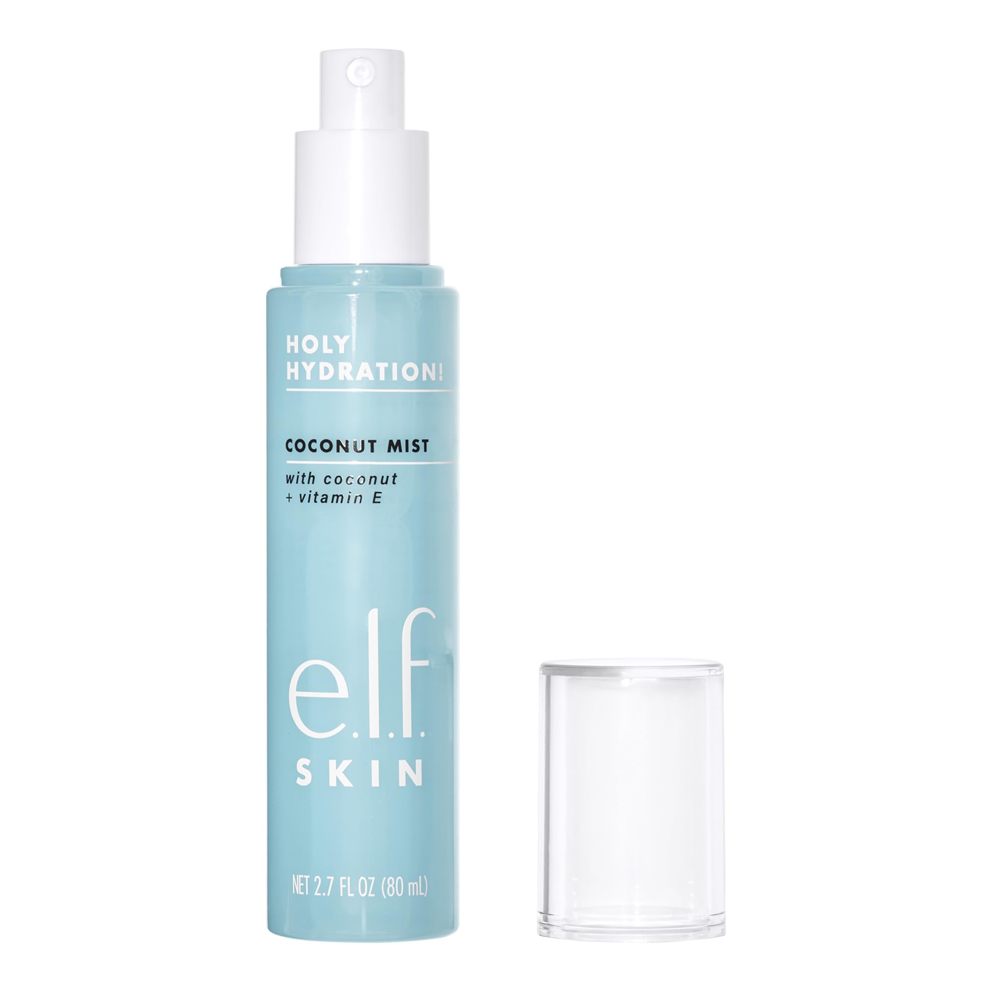 e.l.f. Hydrating Coconut Mist, Lightweight, Scented, Versatile, Refreshes, Soothes, Invigorates, Infused with Vitamin E, 2.7 Fl Oz