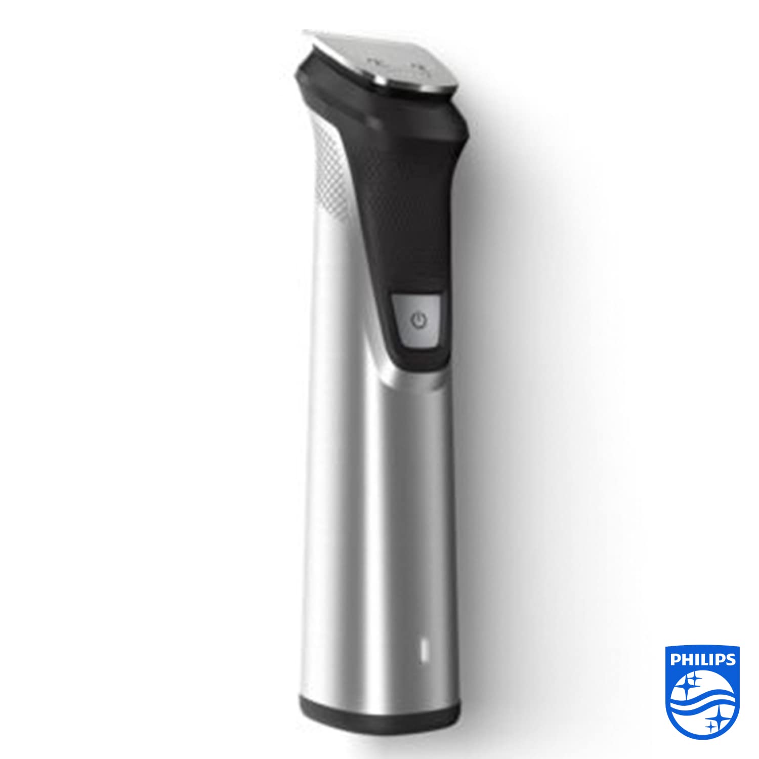 Philips Series 7000 12-in-1 All-In-One Trimmer, Ultimate Grooming Kit for Beard, Hair & Body with 12 Attachments, Including Nose Trimmer, Premium Metal Handle, UK 3-Pin Plug - MG7735/33