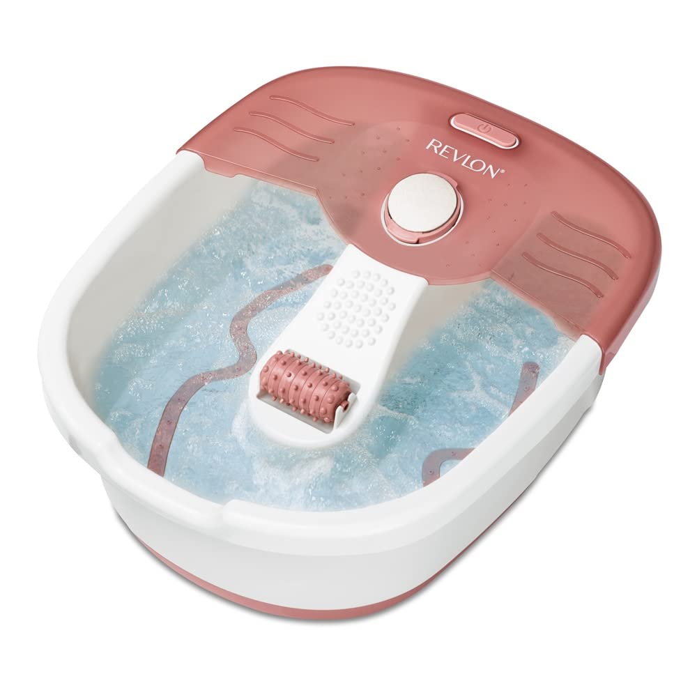 Revlon Pediprep Foot Spa with Massage Pad & Nail Care Kit