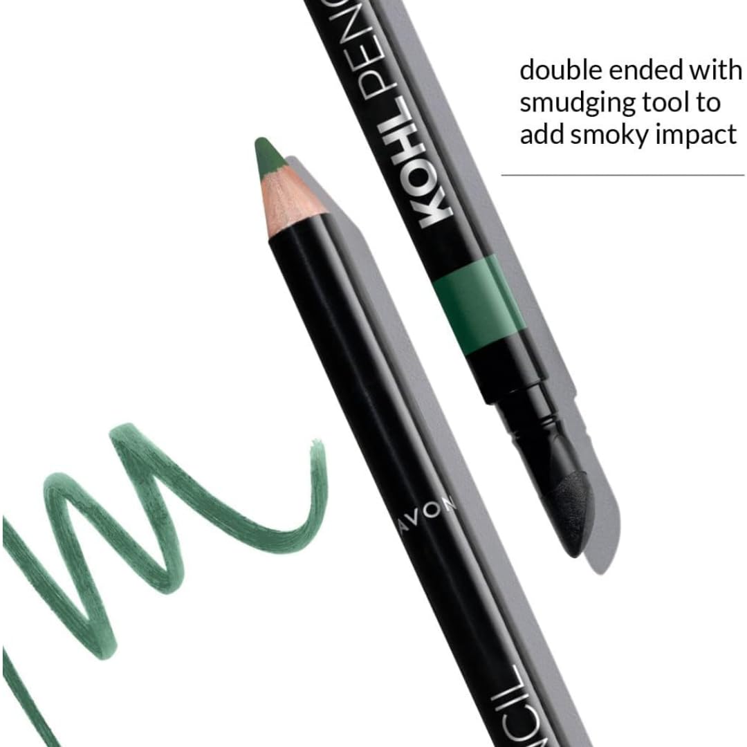 Avon Kohl Eyeliner Pencil - Emerald Duo