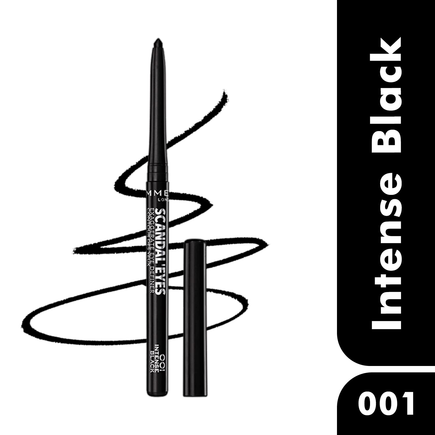 Rimmel London Scandaleyes Waterproof Eye Definer - Intense Black