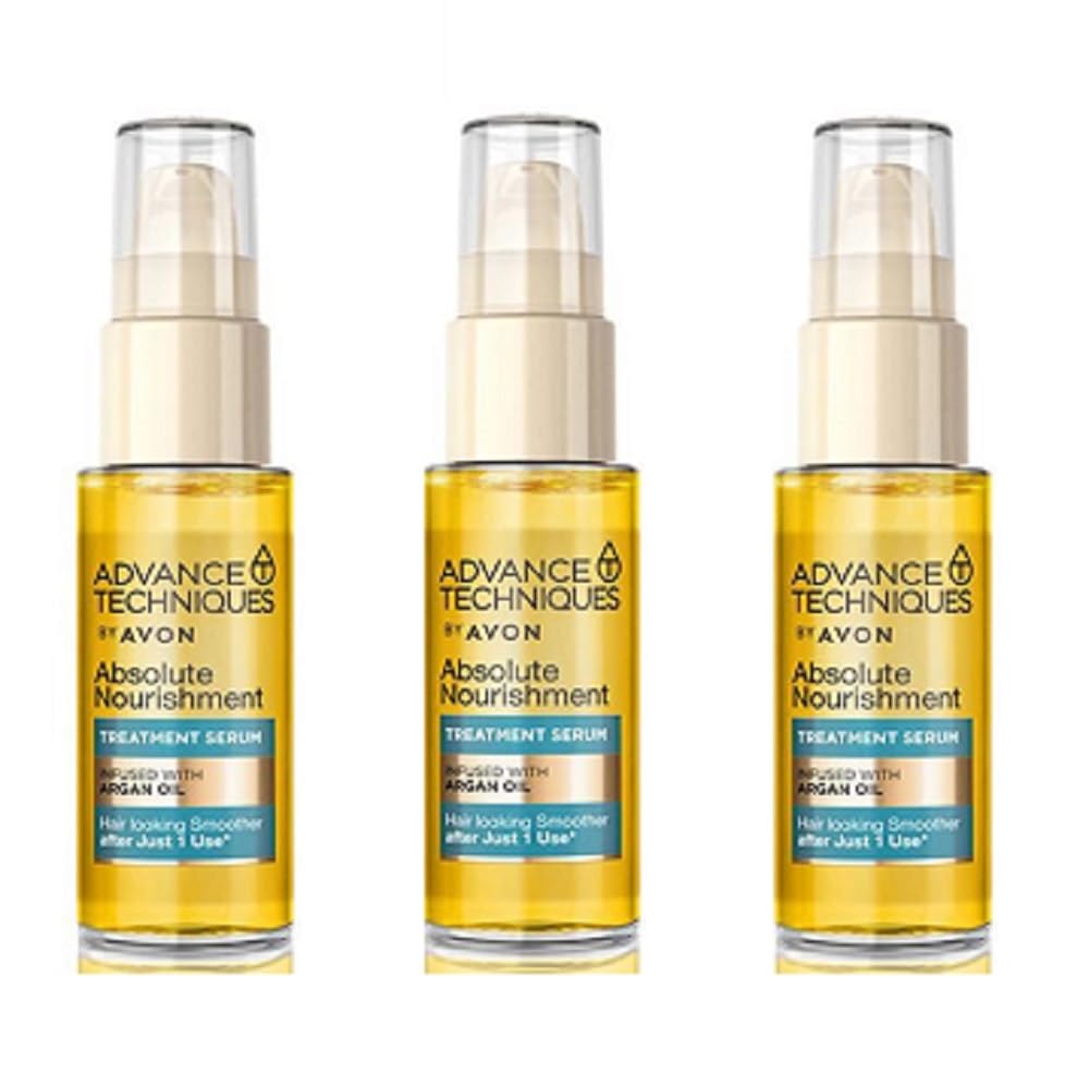 Avon Advance Techniques Argan Oil Hair Serum Set