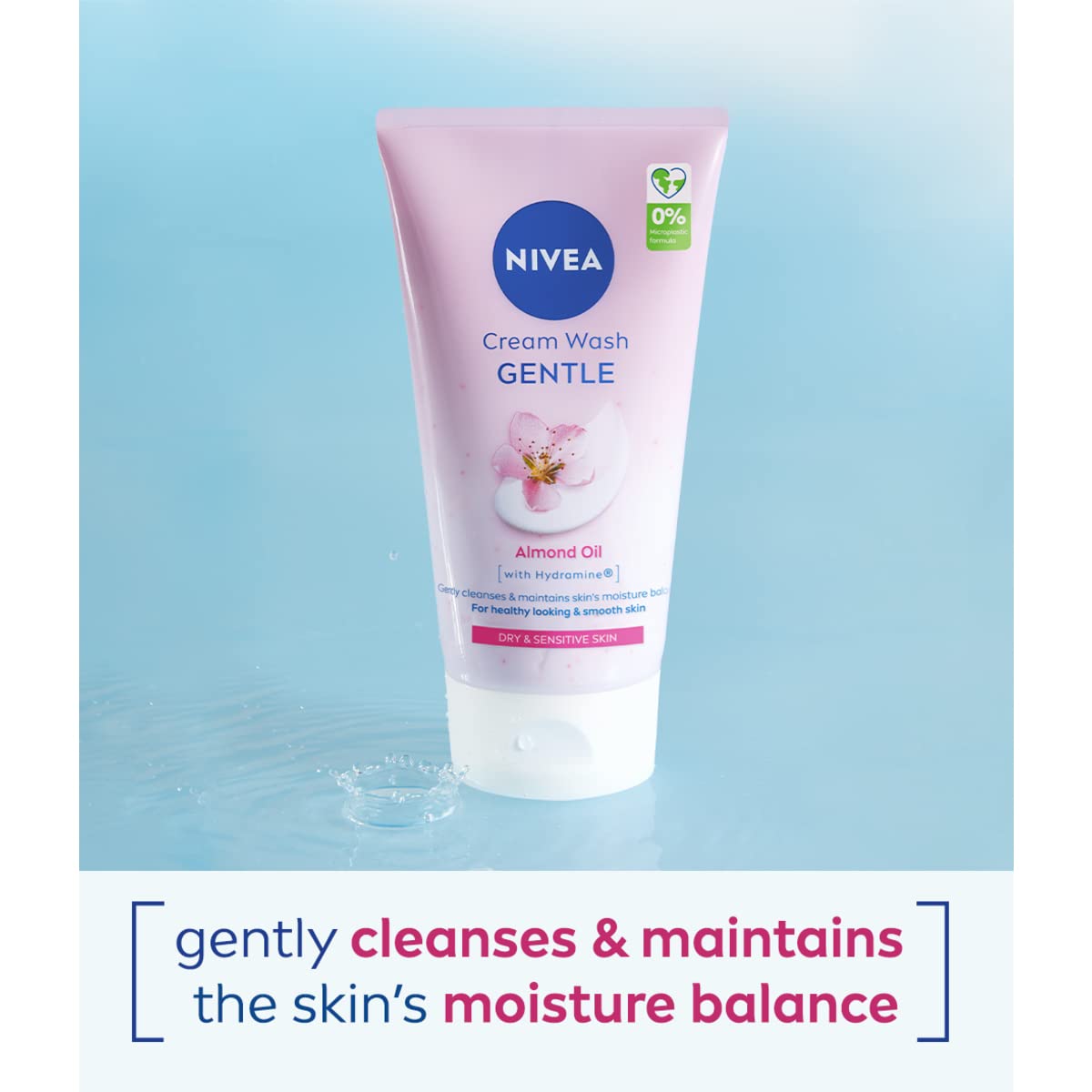 NIVEA Gentle Cream Wash for Dry & Sensitive Skin - 150ml