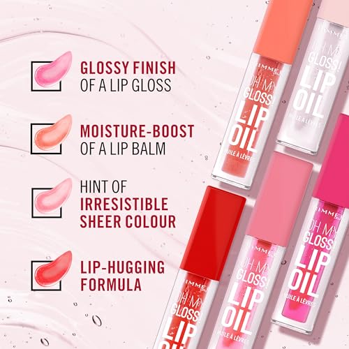 Rimmel Oh My Gloss! Lip Oil - 001 Pink Flush