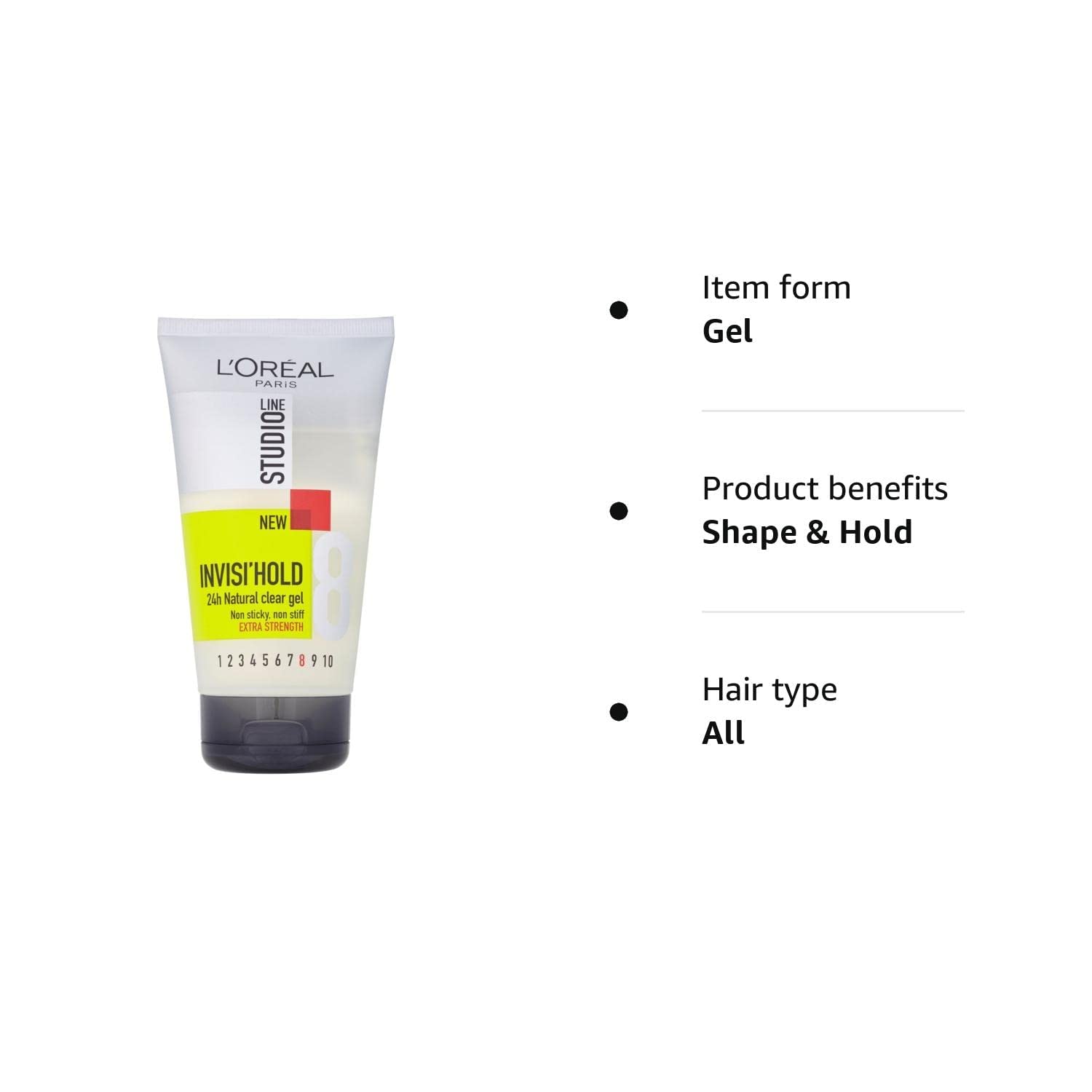 L'Oreal Studio Line Invisi'Hold Extra Strength Hair Gel 150ml