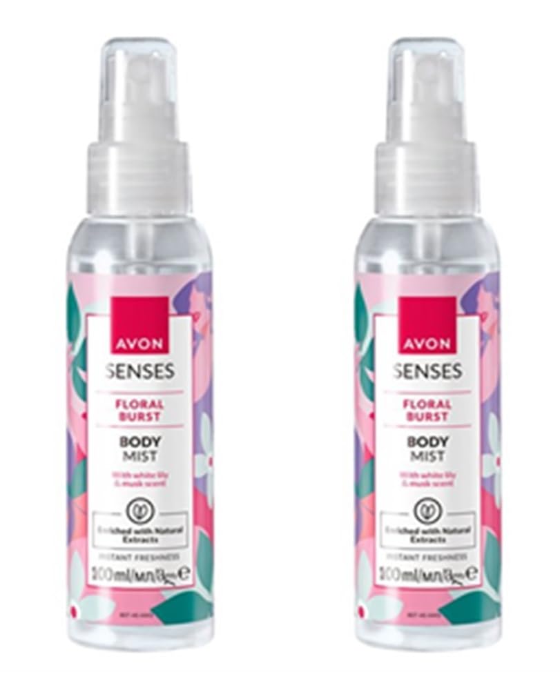 Avon Senses Floral Burst Body Mist - White Lily & Musk 200ml