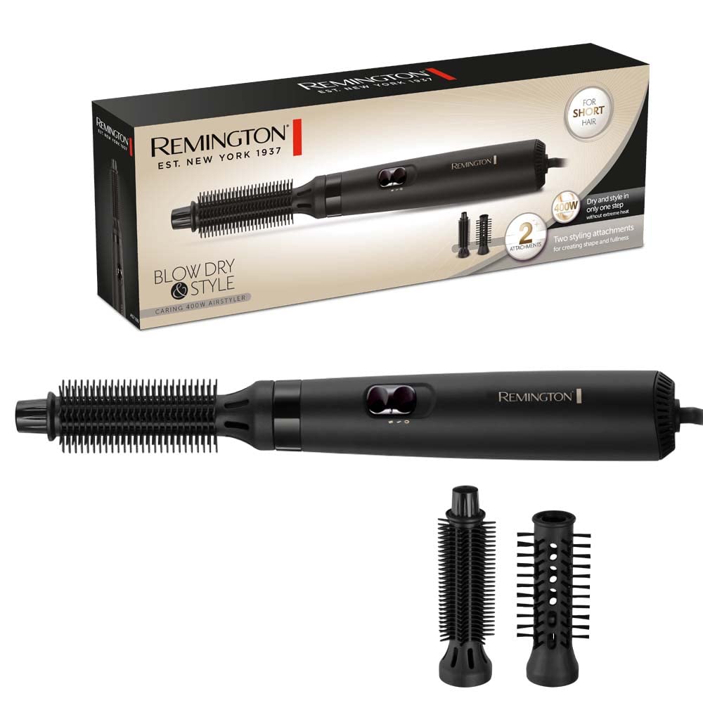 Remington Hot Air Brush with 2 Attachments for Short Hair