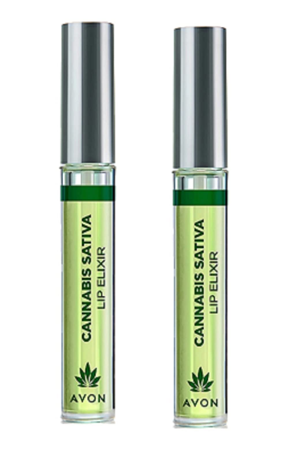 Avon Cannabis Sativa Oil Lip Elixir Duo