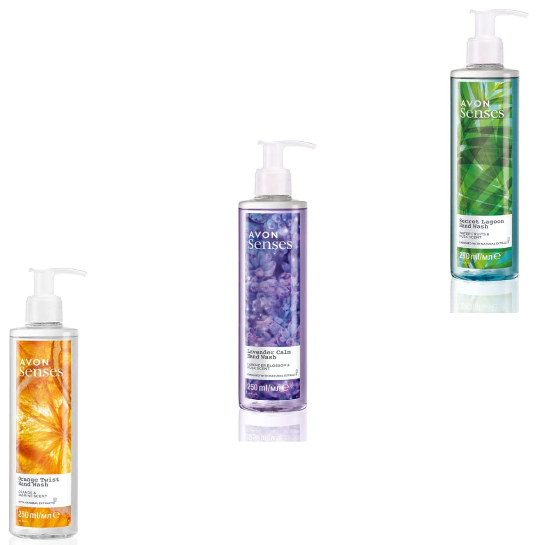 Avon Hand Wash Bundle - 3 Refreshing 250ml Bottles