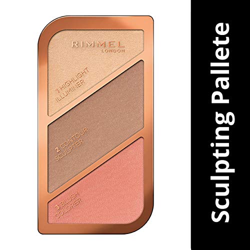 Rimmel London Sculpting Highlighter Palette - Coral Glow