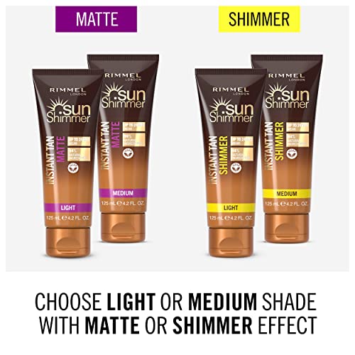 Rimmel Sunshimmer Water Resistant Instant Tan - Medium Matte