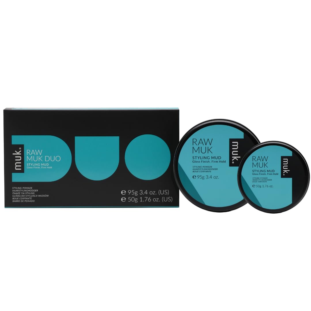 MUK Raw Duo Hair Styling Mud Set