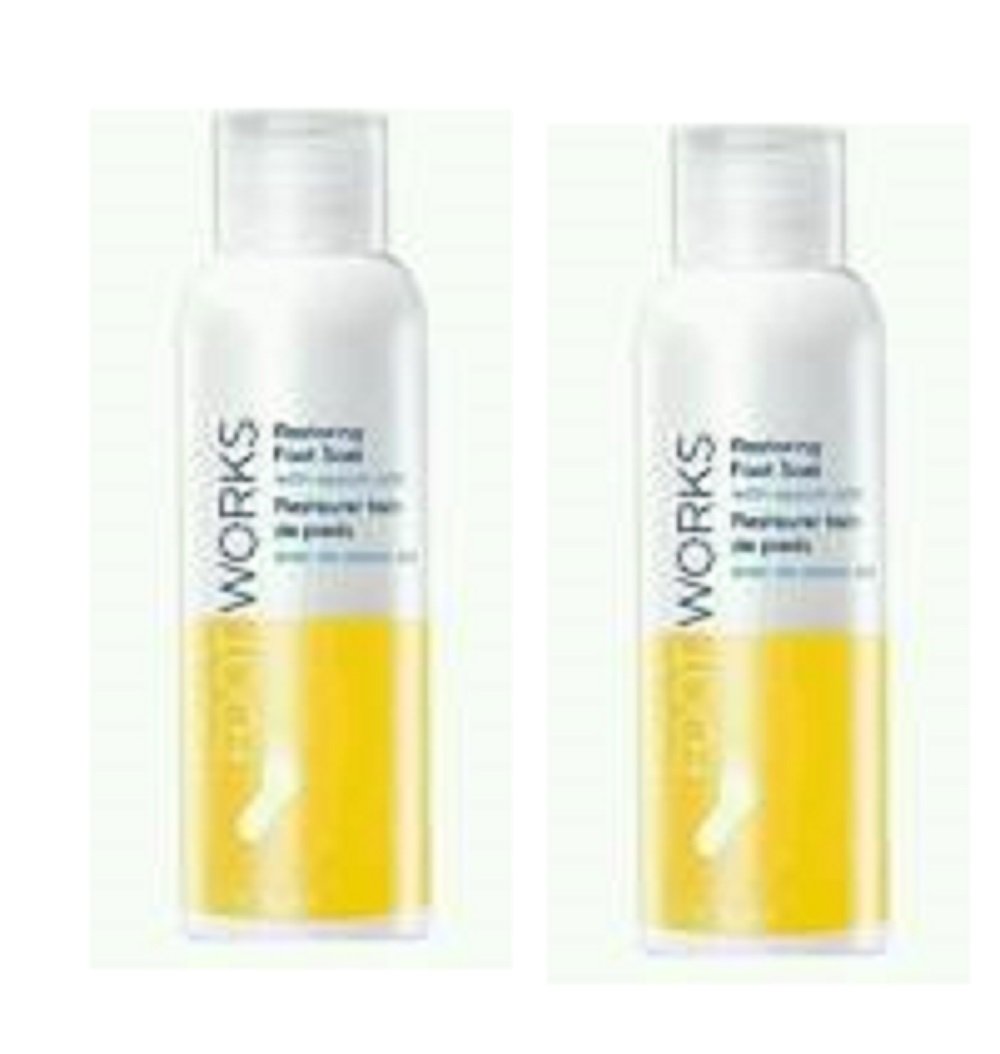 AVON Foot Works Restorative Soak with Epsom Salts - 2 Bottles