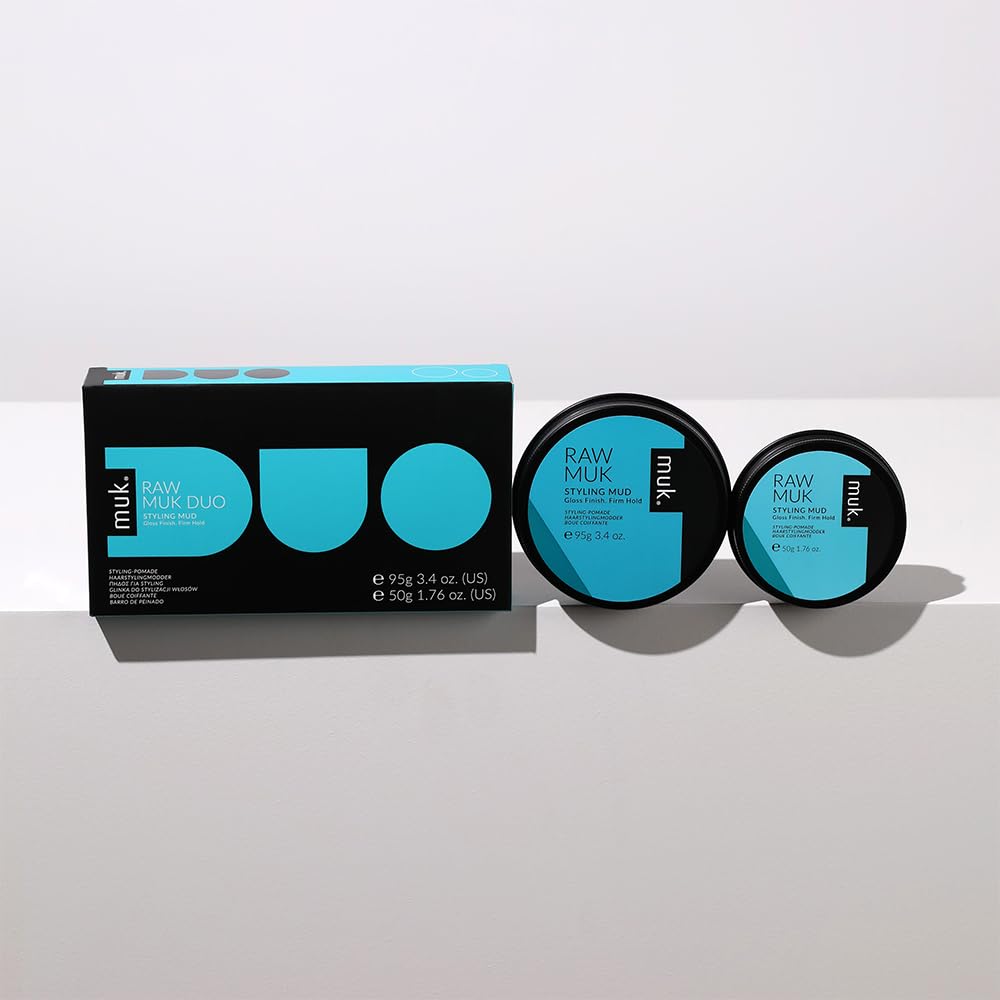 MUK Raw Duo Hair Styling Mud Set