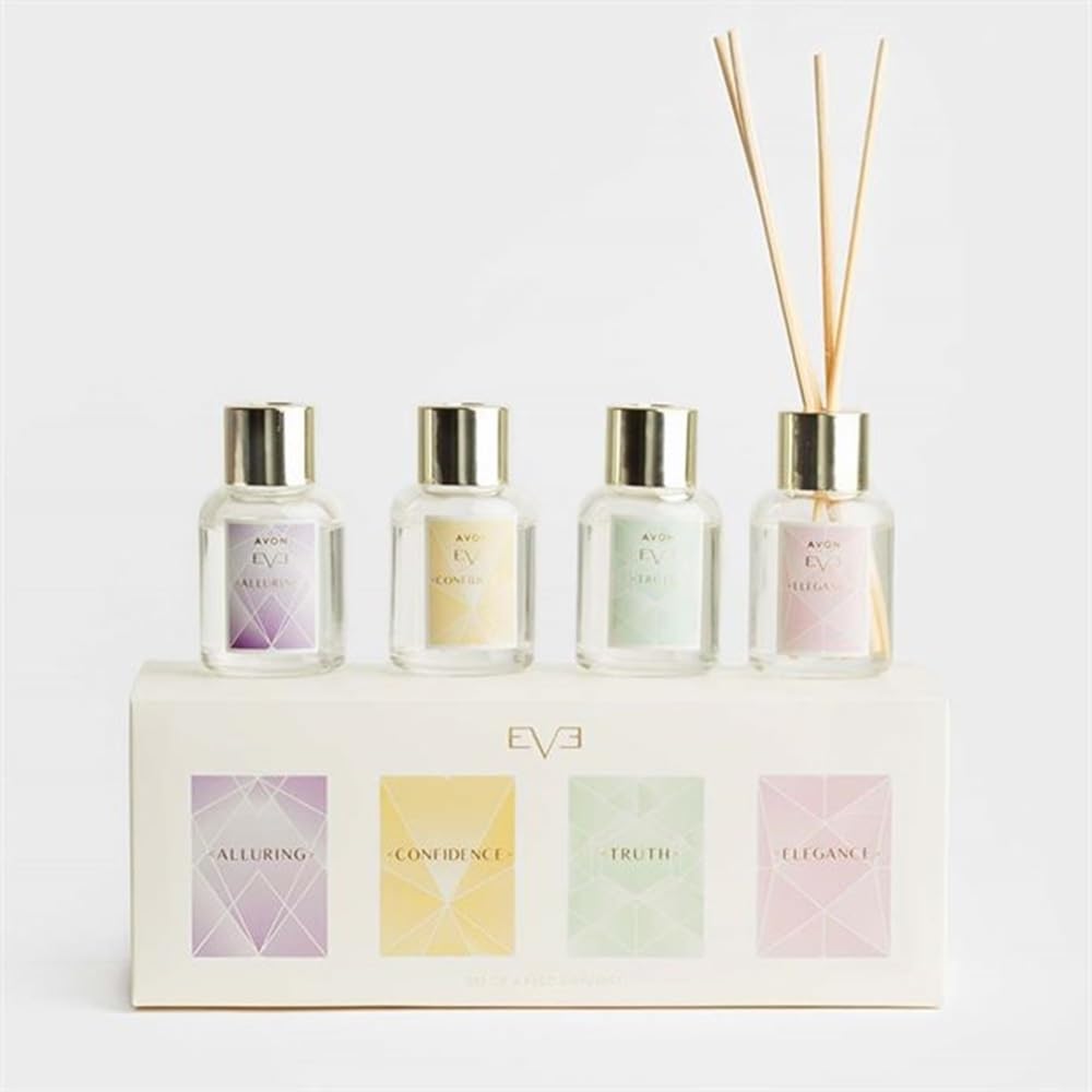 Eve Collection Reed Diffuser Set - Four Captivating Aromas