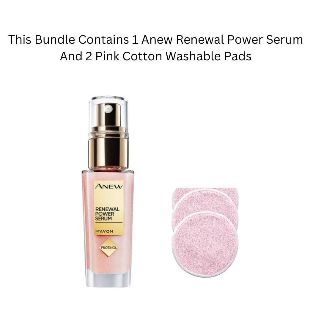 Renewal Power Serum & Reusable Cotton Pads Set